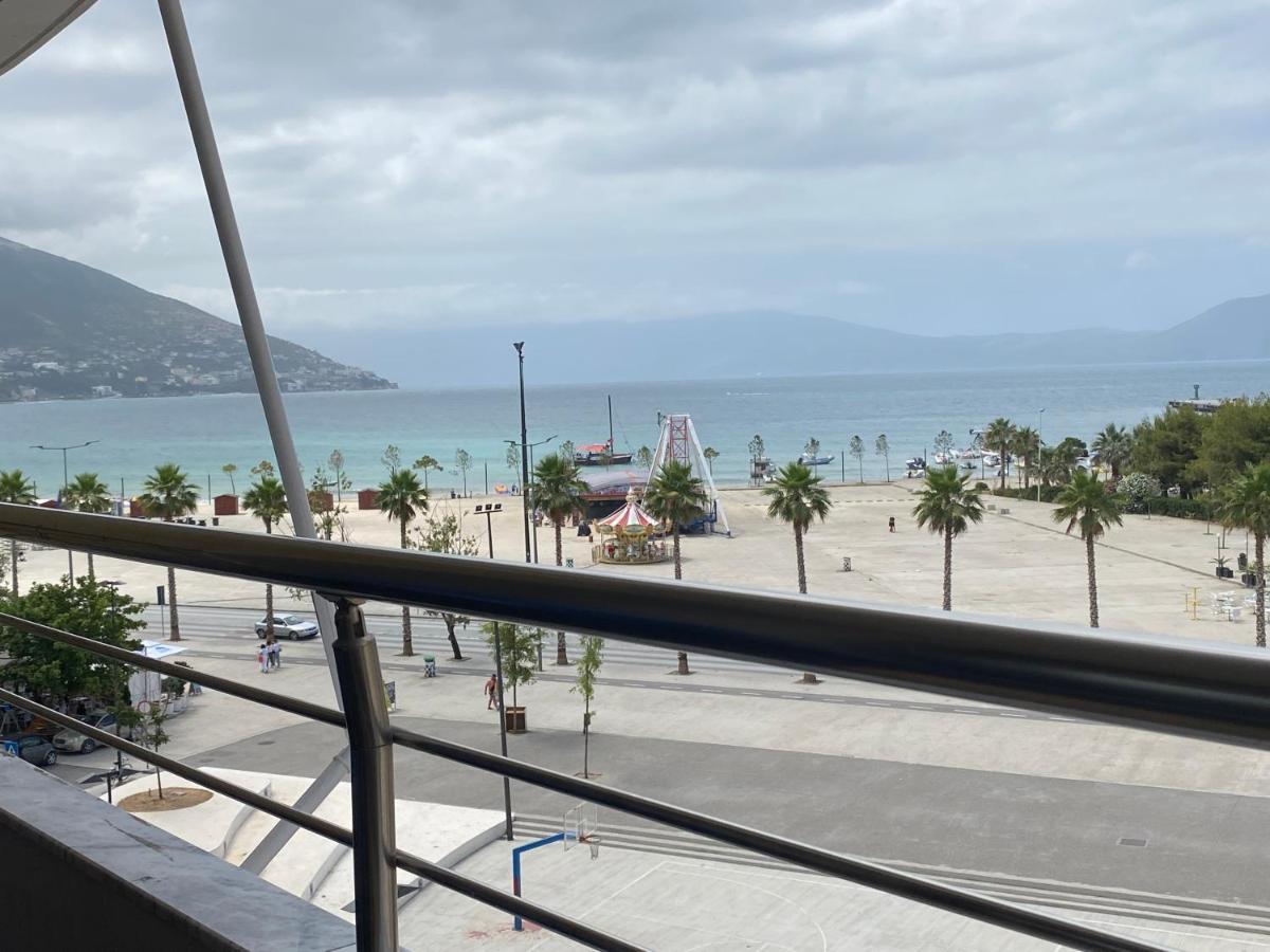 Seaview Apartment Влёра Экстерьер фото
